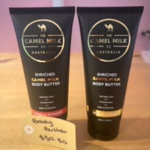 Camel Milk Co Body Butter- Lemon Myrtle or Vanilla Blossom