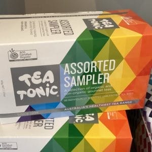 Tea Tonic -“Assorted Sampler Box”- 33 different varieties of tea (bags)