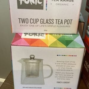 Tea Tonic “Two Cup Glass Tea Pot with diffuser”