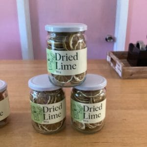 Mr Consistent boujie cocktail dried lime slices